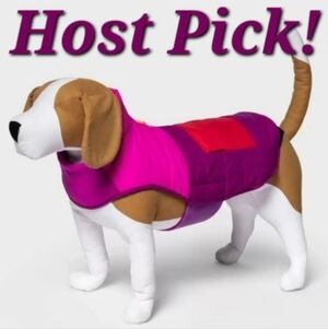 NWT Boots & Barkley Pet Clothing Dog Puffer Vest Pink Purple Orange Size XL New